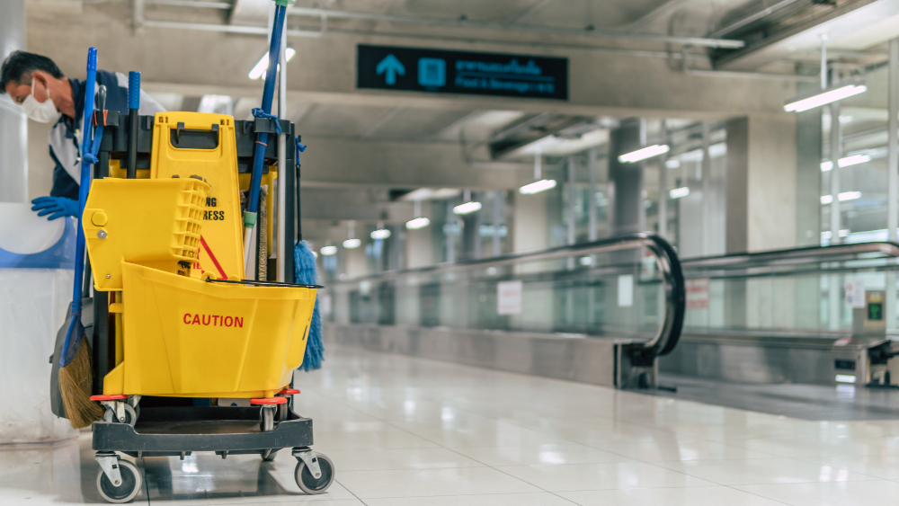 Nettoyage de centres commerciaux